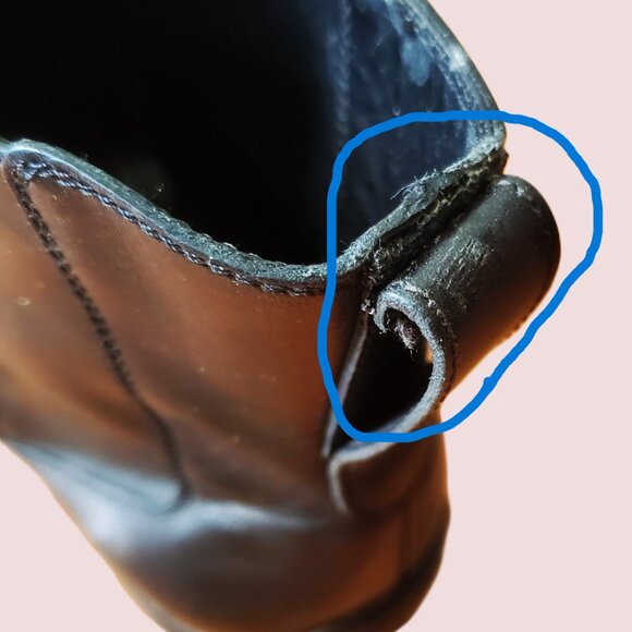 ❗🅂🄾🄻🄳❗Salvatore Ferragamo Men's Black Leather Zip Boots Size 9EE - Picture 10 of 10